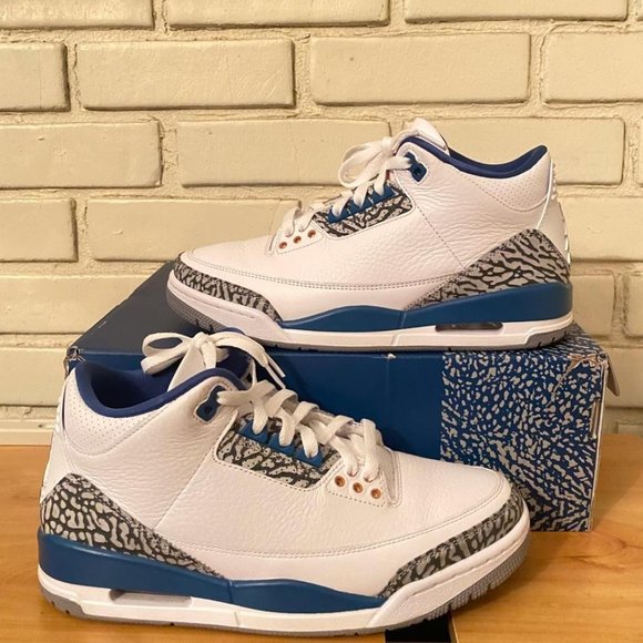 Air Jordan 3 Retro 'Washington Wizards' 2023 Size 9 - Picture 7 of 10